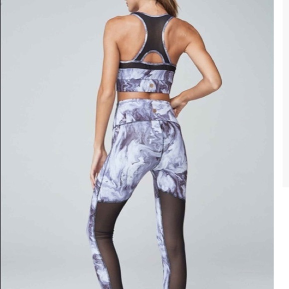 Varley Kingman Royal Marble Mesh High Rise Legging NWT - Picture 12 of 12